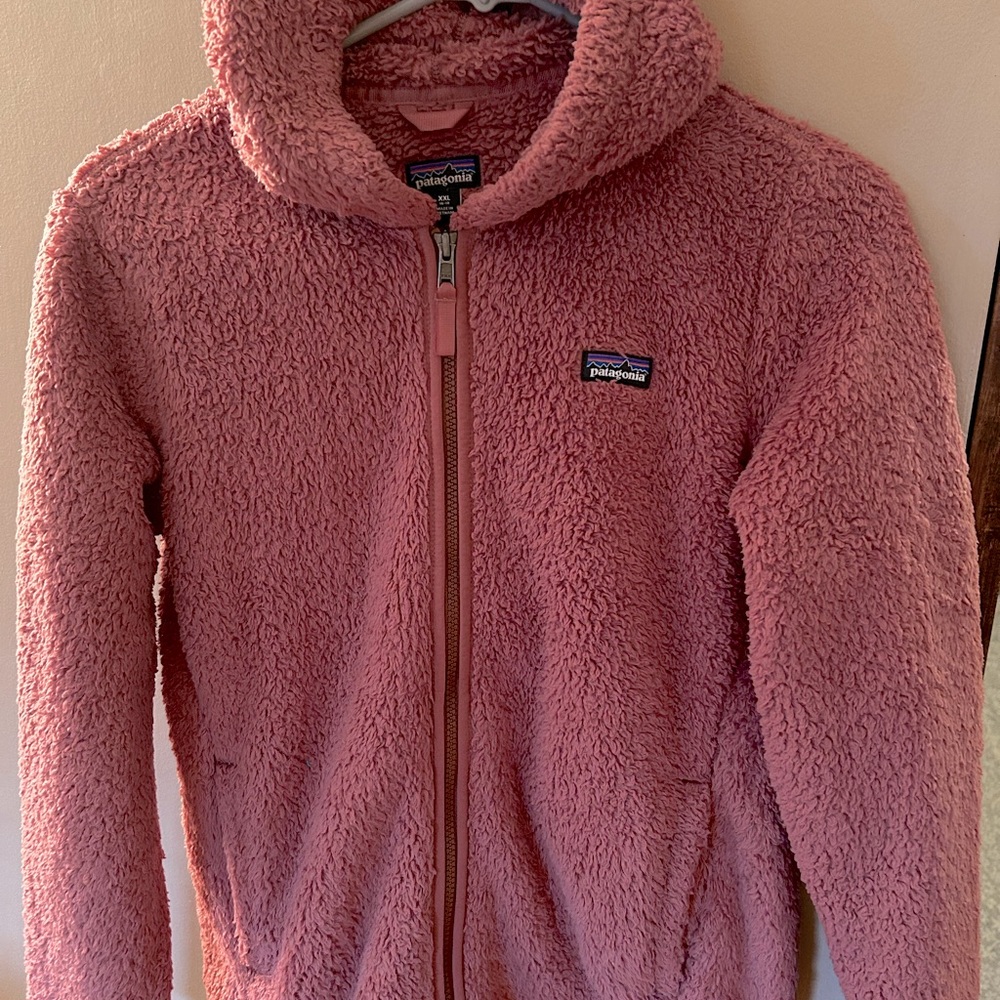 Girl’s XXL Patagonia Soft Fleece Hooded Zip Jacket